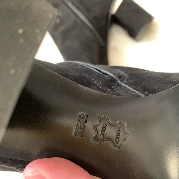 Tory Burch black suede booties - Picture 3 of 5